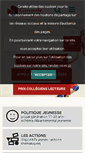 Mobile Screenshot of jeunesse.gironde.fr